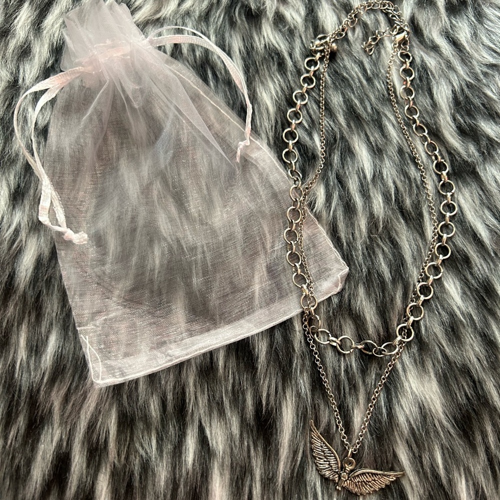 Angel Wing Necklace Set